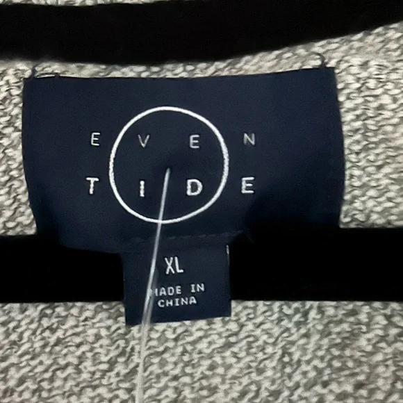 NWT EVEN TIDE Pete Snowheather Textured Quarter Zip Long Sleeve Sweater Mens XL - Picture 2 of 12